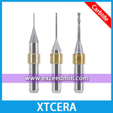 XTCERA CADCAM Tools 6mm Shank Carbide for PMMA, PEEK, Wax, Soft Metal,etc.